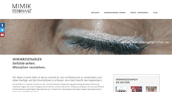 Desktop Screenshot of mimikresonanz.com
